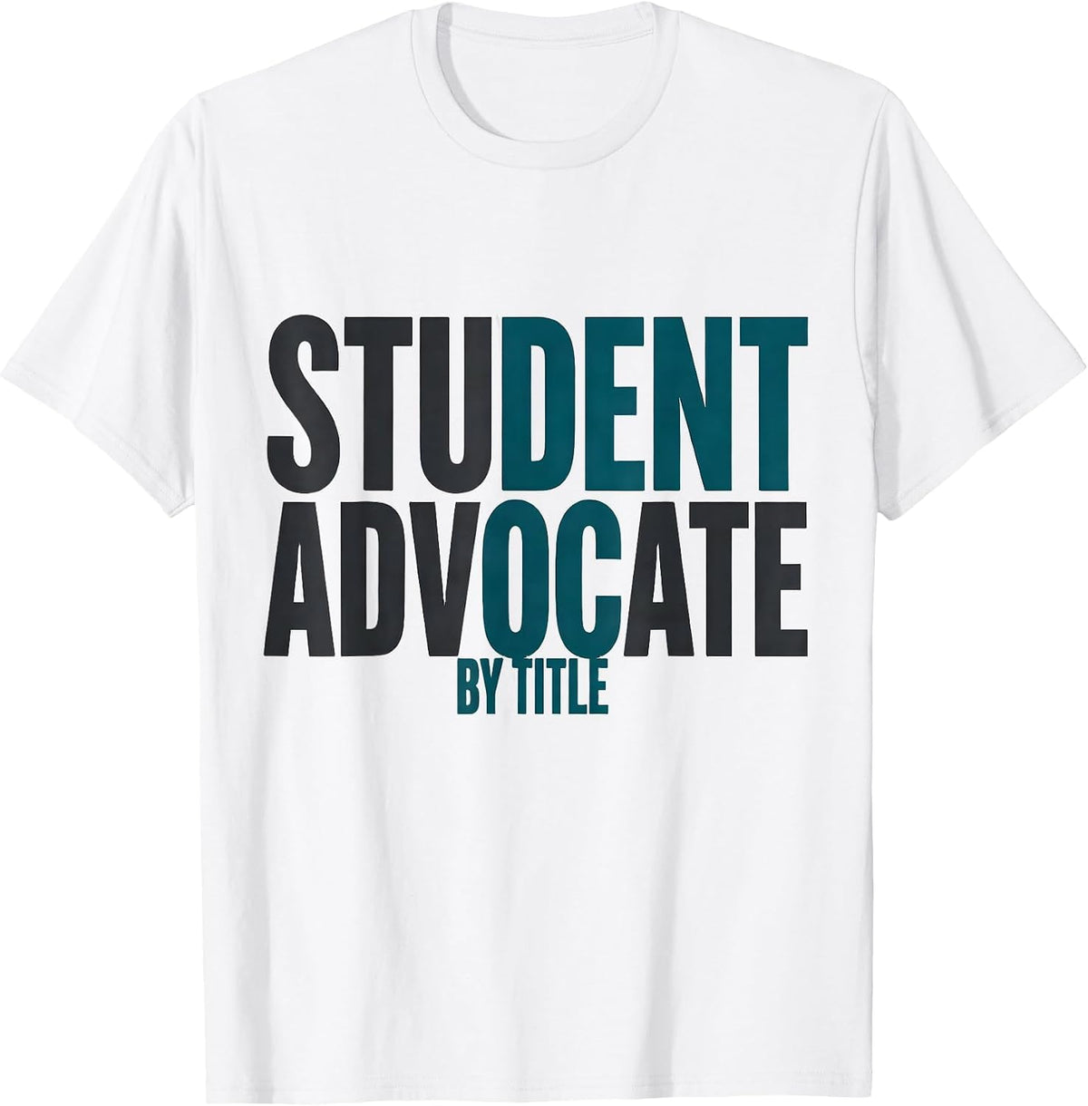 Men's Student Advocate By Title Special Education Teacher Autism T-Shirt - White