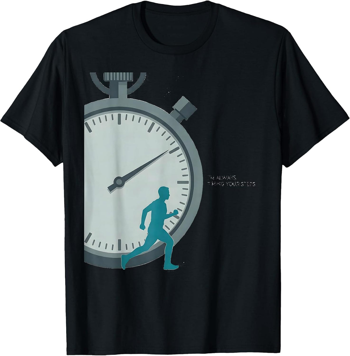 Men's I'm Always Timing Your Steps Funny Physical Therapist PT T-Shirt - Black