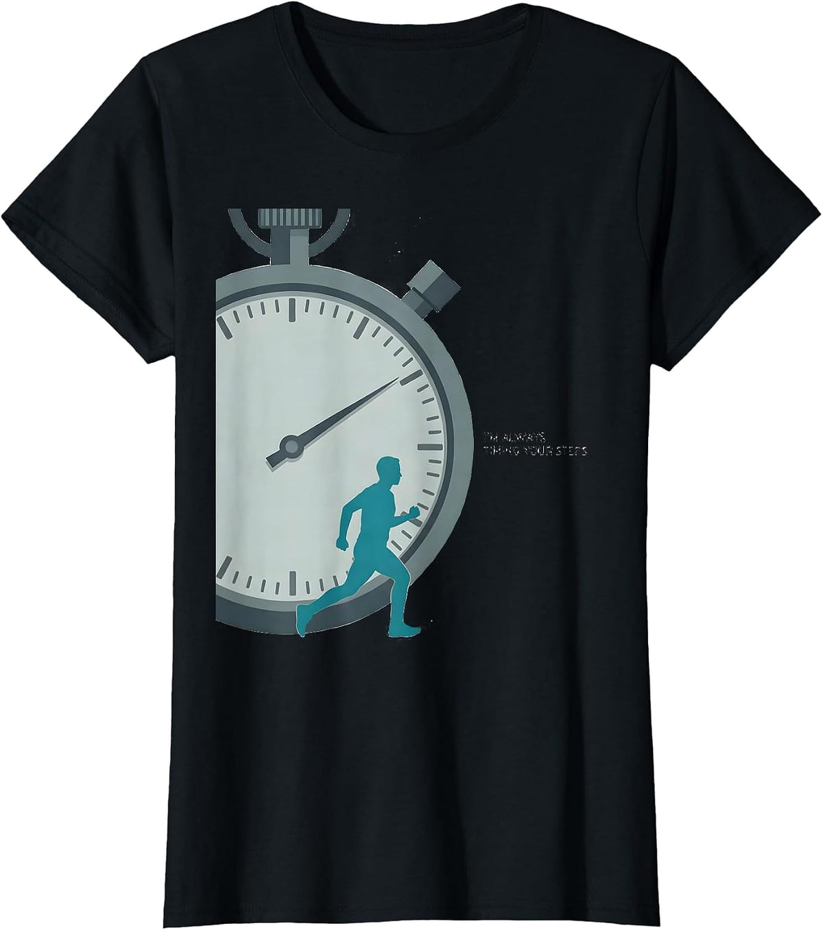 Women's I'm Always Timing Your Steps Funny Physical Therapist PT T-Shirt - Black