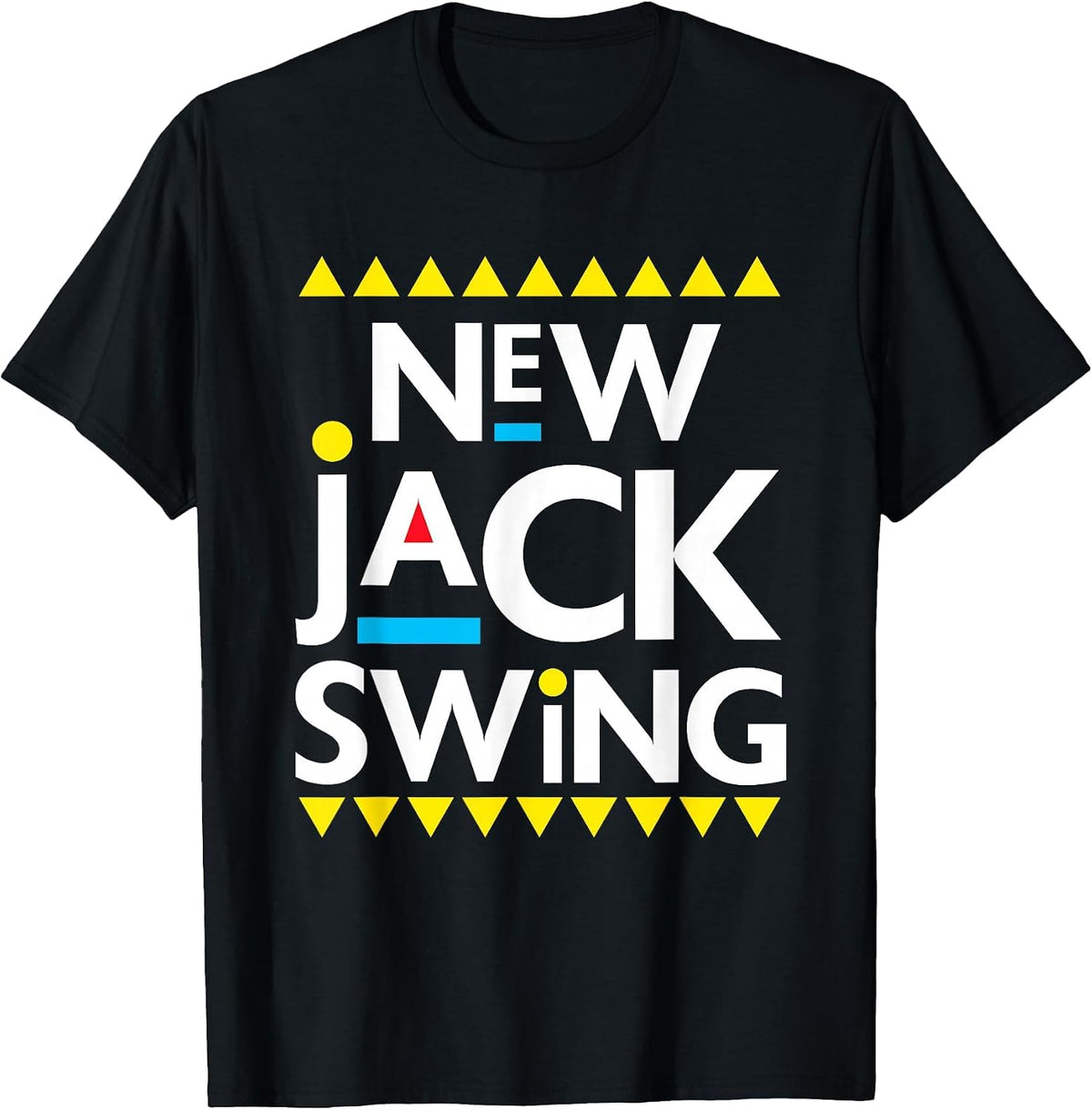 Jack Swing 90s R&B Hip Hop T-Shirt - Black
