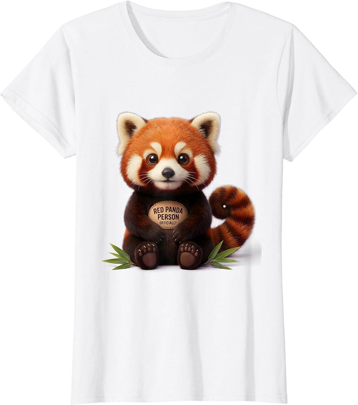 Red Panda Person, Officially Cute Kawaii Panda Lover Gift T-Shirt - White