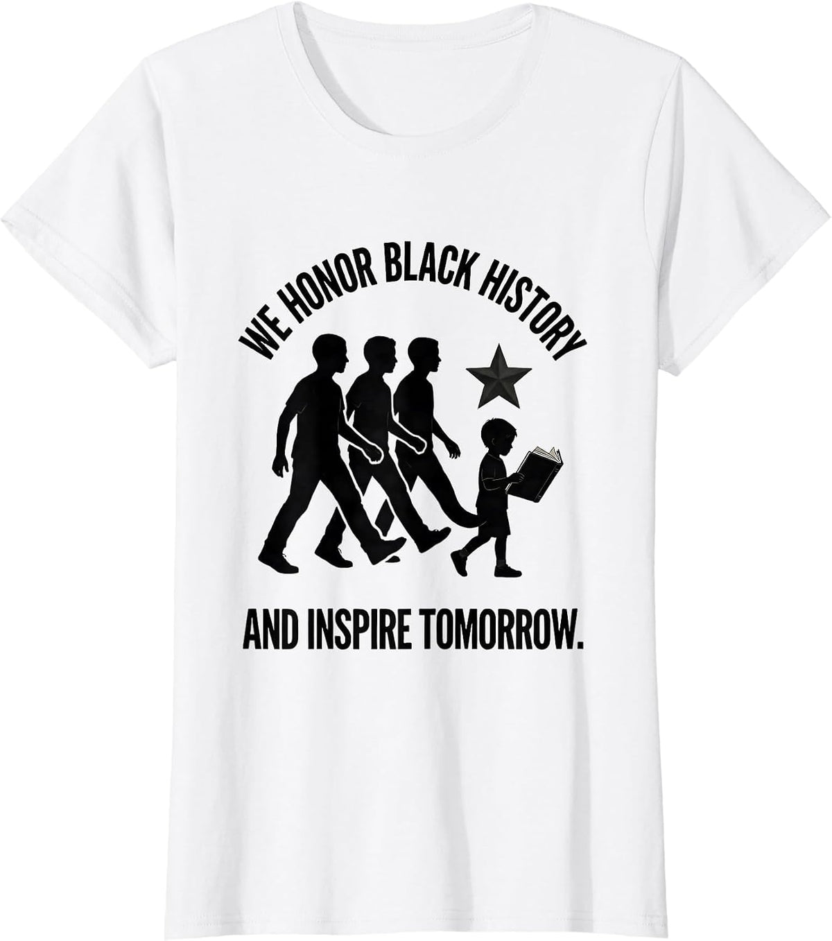 We Honor Black History And Inspire Tomorrow Teachers T-Shirt - White
