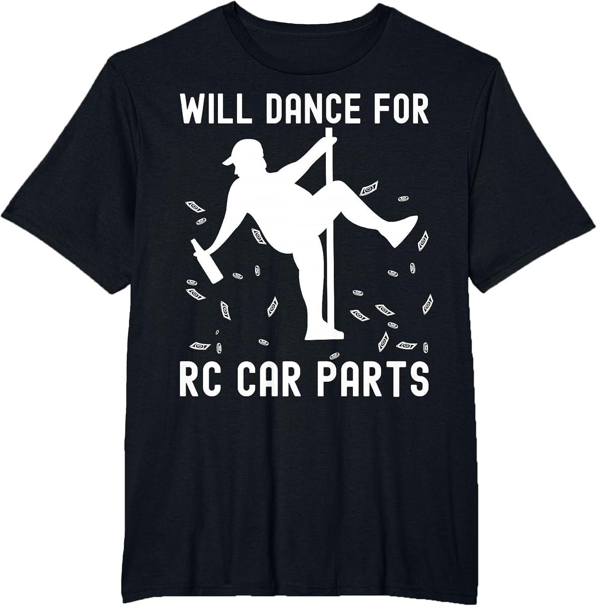 Slot Car Racing Funny Slot Car Racer RC Racing T-Shirt - Black