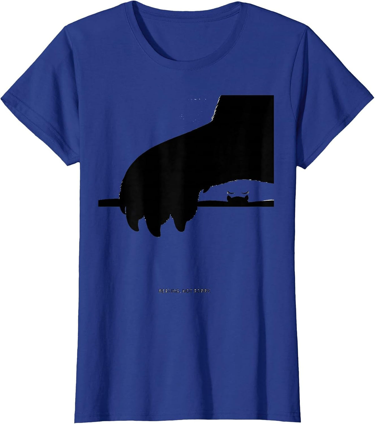 Women's Resting Not Sorry Cute Capybara Sleepybara Pajama T-Shirt - Royal Blue