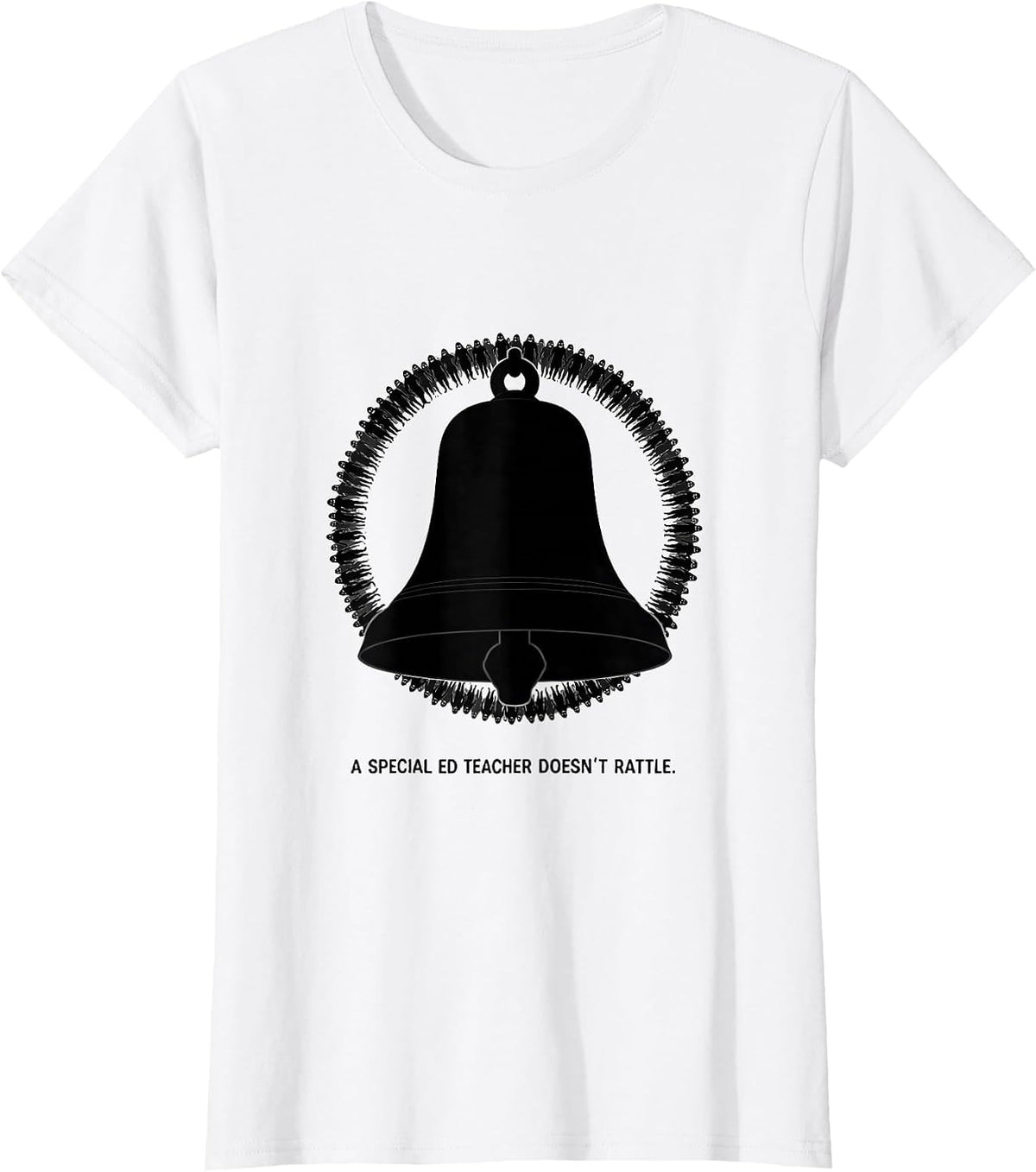 A Special Ed Teacher Doesn't Rattle Halloween Teacher T-Shirt - White