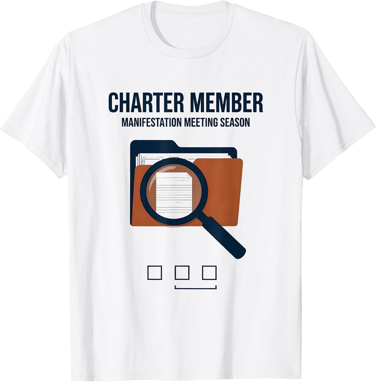 Men's Charter Member Manifestation Meeting Season Special T-Shirt - White