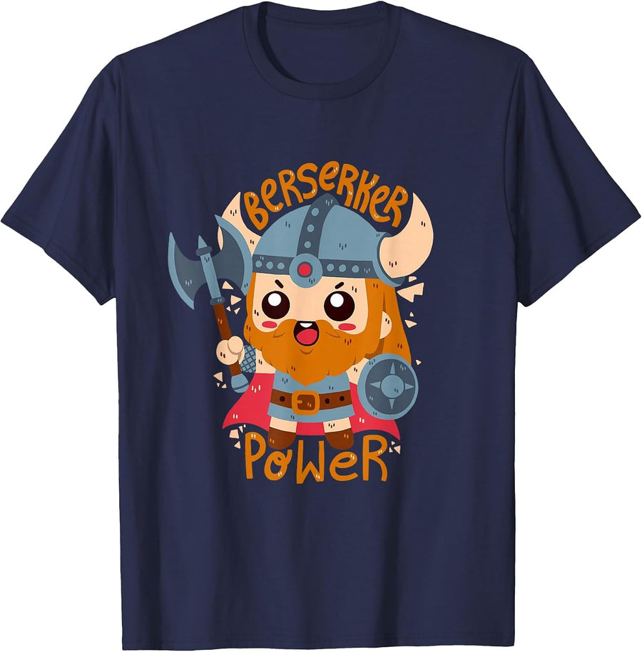 Berserker Power T-Shirt - Navy Blue