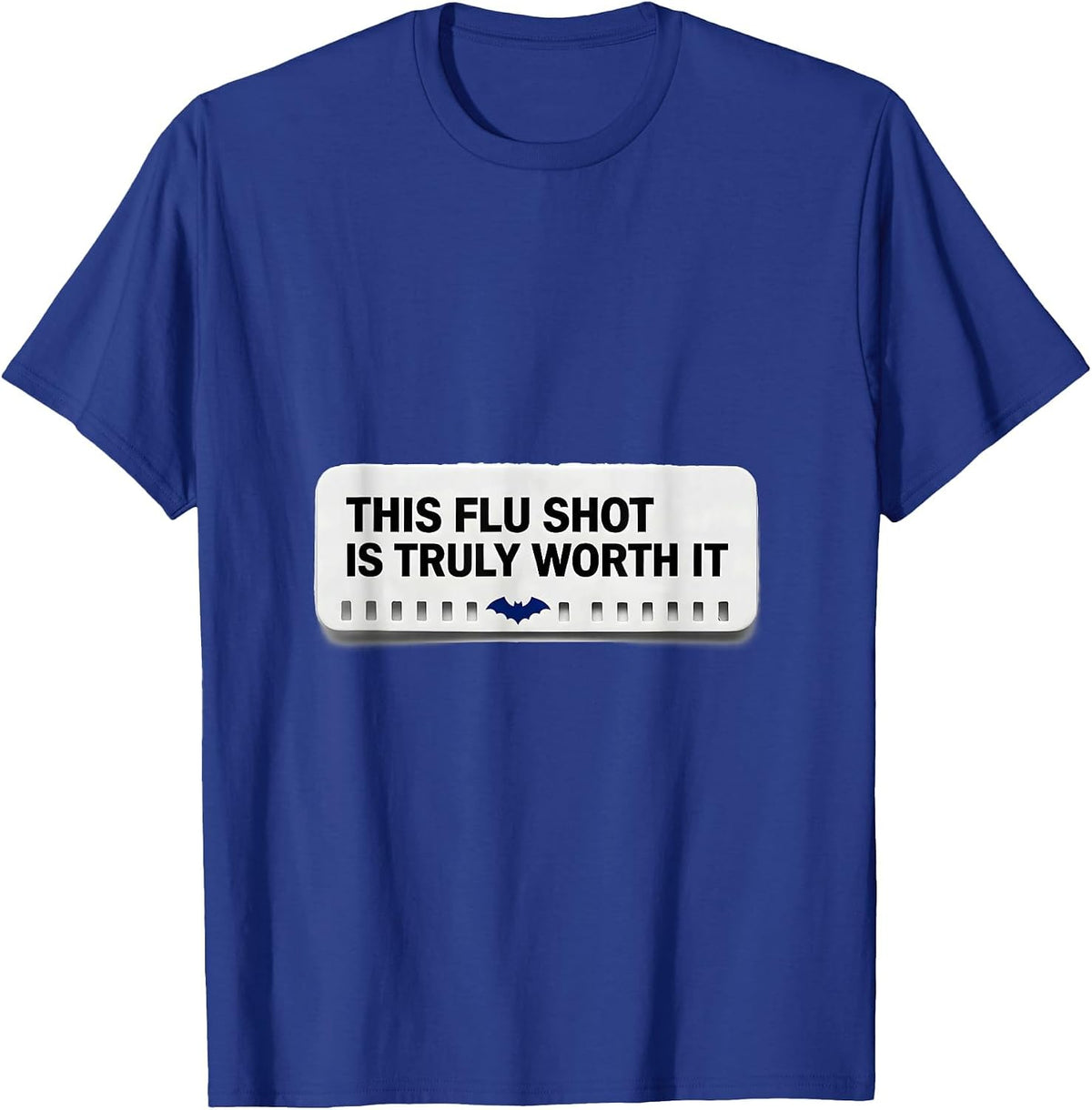 Men's This Flu Shot Is Truly Worth It Funny Nurse Halloween T-Shirt - Royal Blue