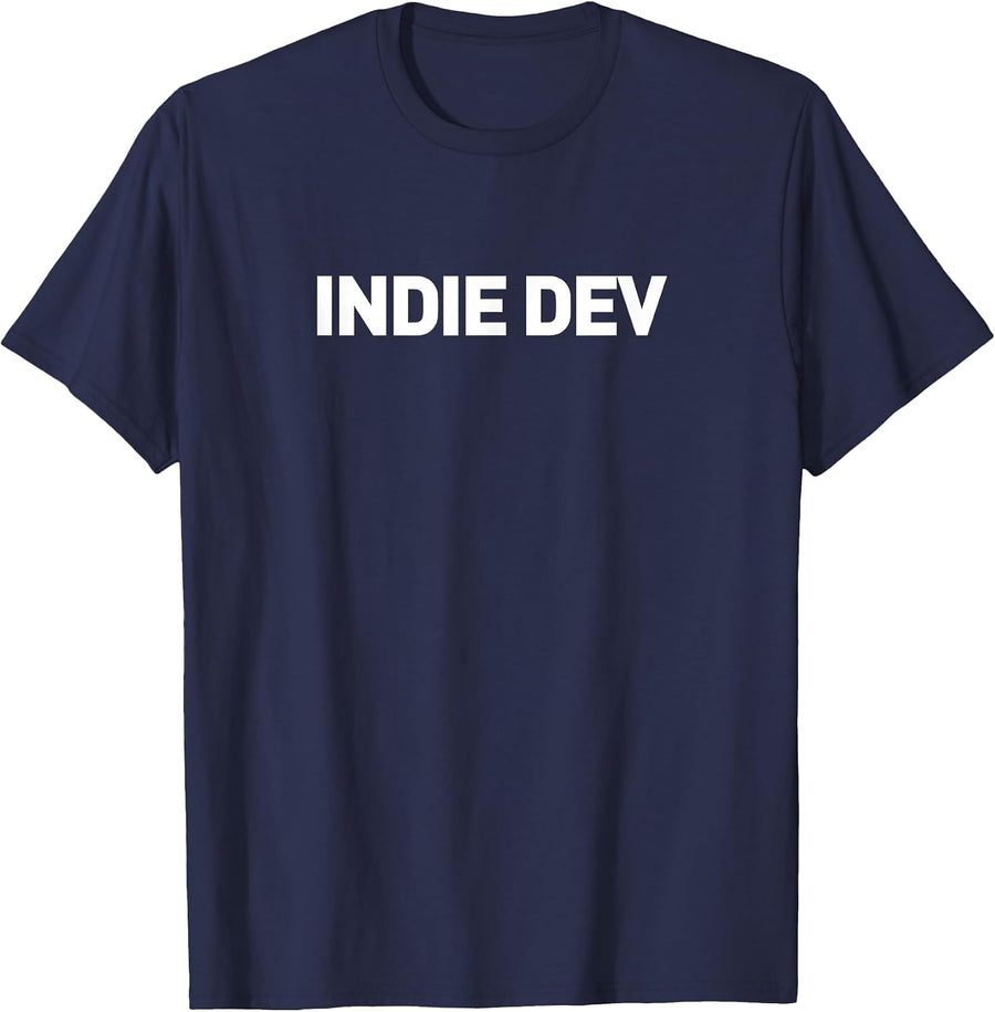Indie Dev - Video Game Developer/Indie Game Developer T-Shirt - Navy Blue