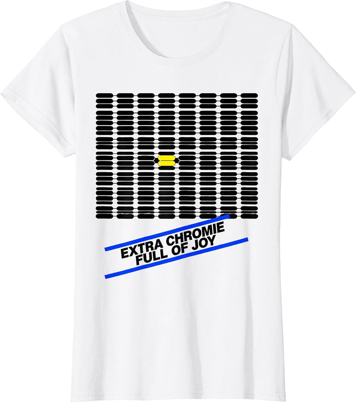 Women's Extra Chromie, Full Of Joy Heartfelt Down Syndrome Awareness T-Shirt - White