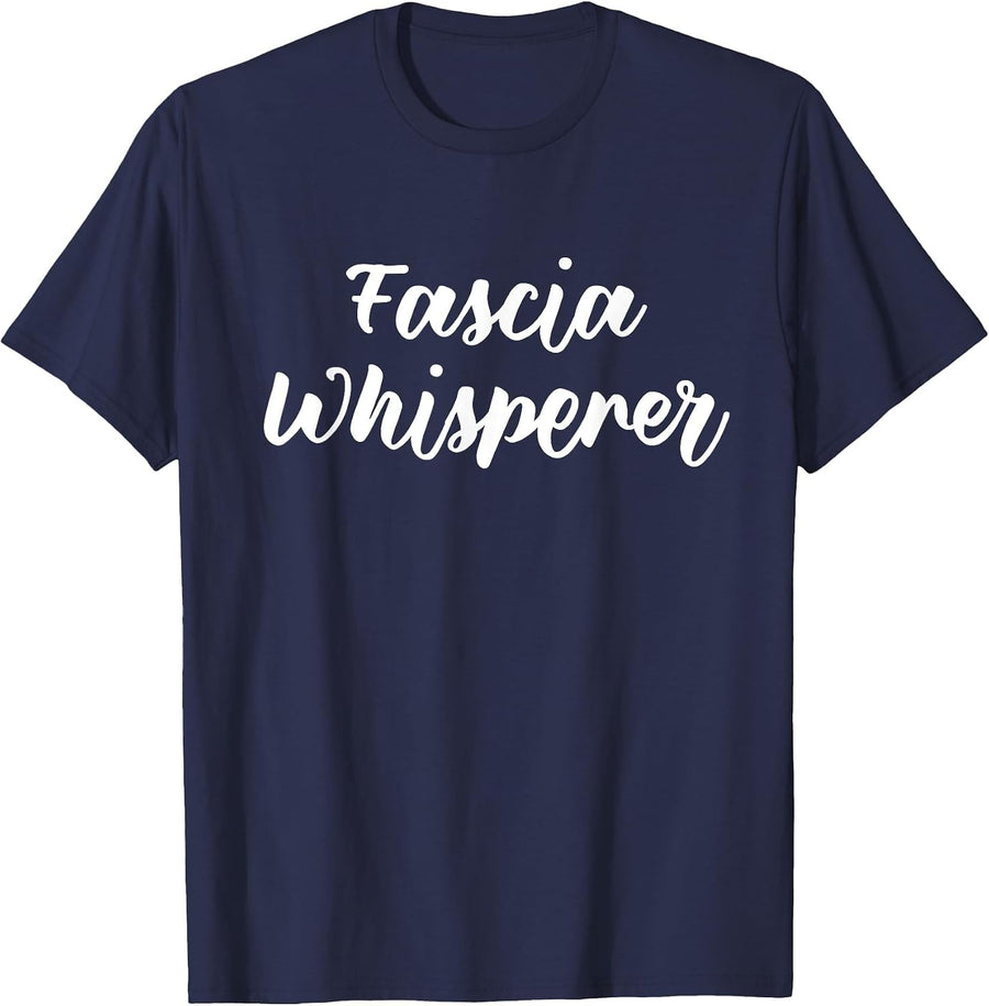 Fascia Whisperer Myofascial Release Massage Therapy Women T-Shirt - Navy Blue