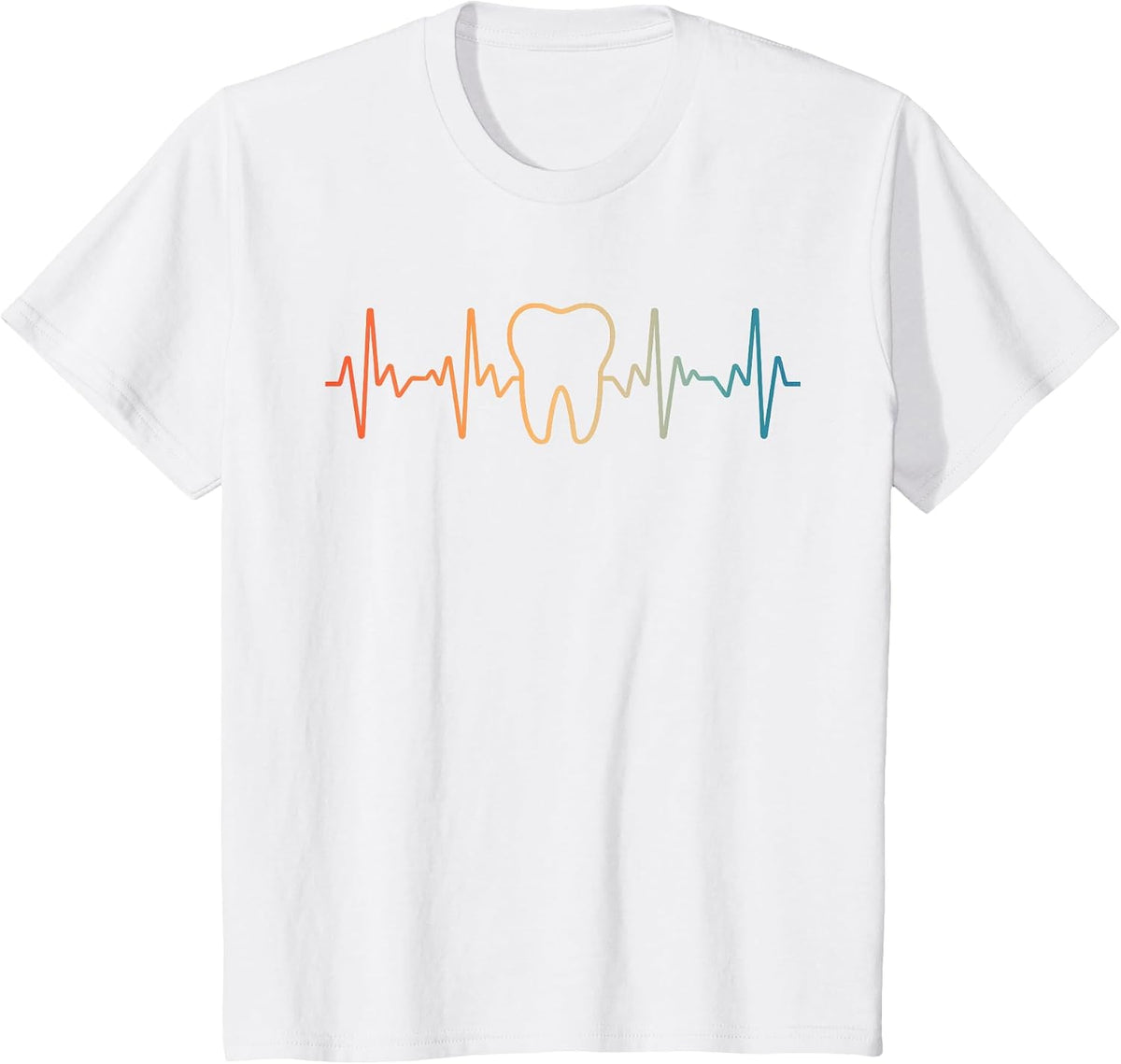 Funny Dental for Men Women Dental Hygienist Assistant Tooth T-Shirt - White