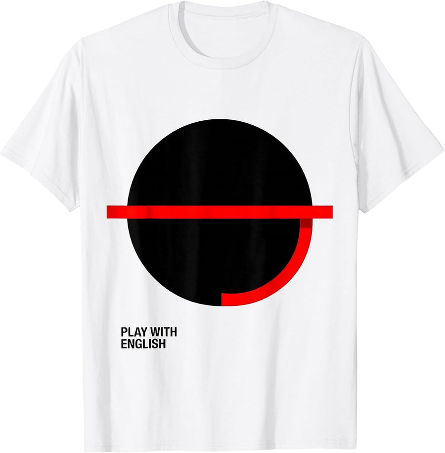 Men's Play With English Funny Billiards Pool Player Gift T-Shirt - White