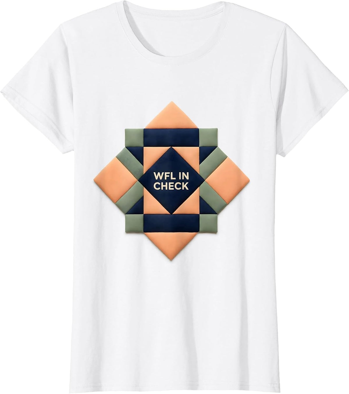 WFL in Check Vintage Occupational Therapy OT PT SLP T-Shirt - White