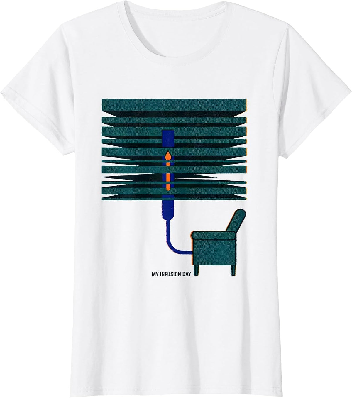 Women's My Infusion Day Occupational Pride Nurse Humor T-Shirt - White