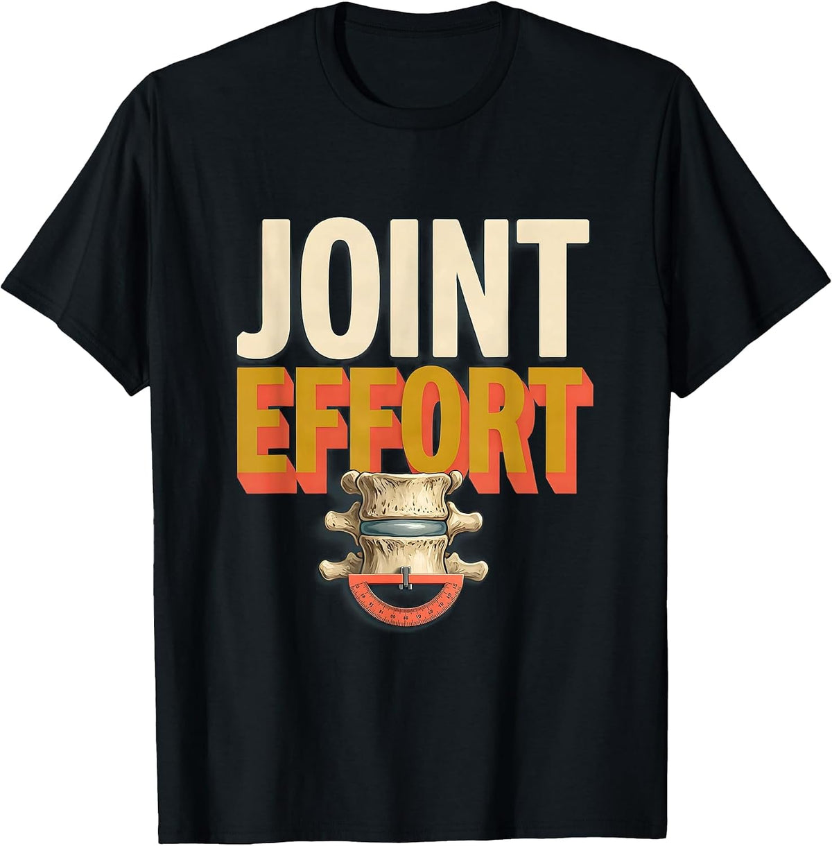 Men's Joint Effort Physical Therapist Occupational Therapist Rehab T-Shirt - Black