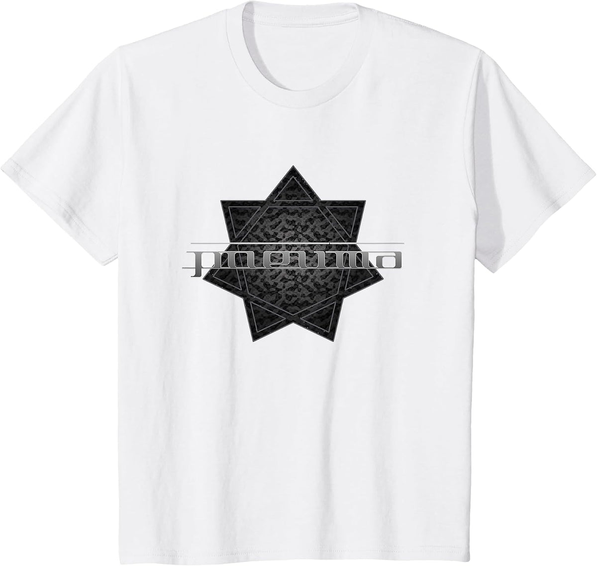 Heptagram Pneuma Sacred Geometry T-Shirt - White
