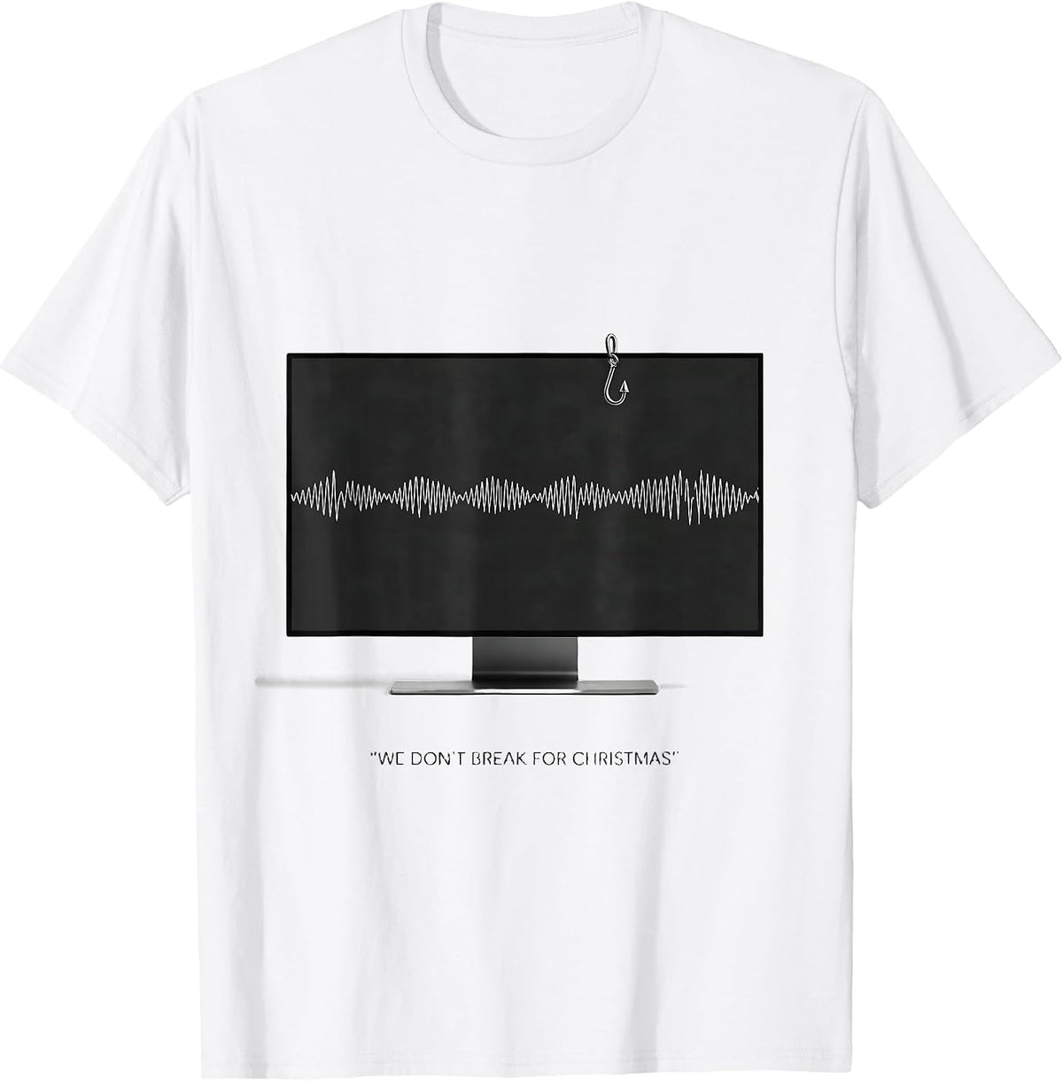 Men's We Don't Break For Christmas Funny Radiology Tech Christmas T-Shirt - White