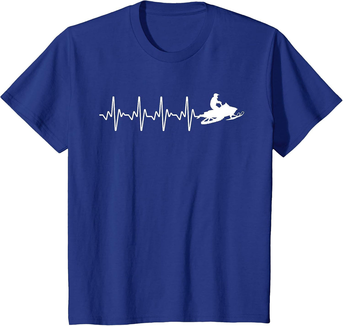 Snowmobile Art for Men Women Snowmobiling Snowmobile Lover T-Shirt - Royal Blue