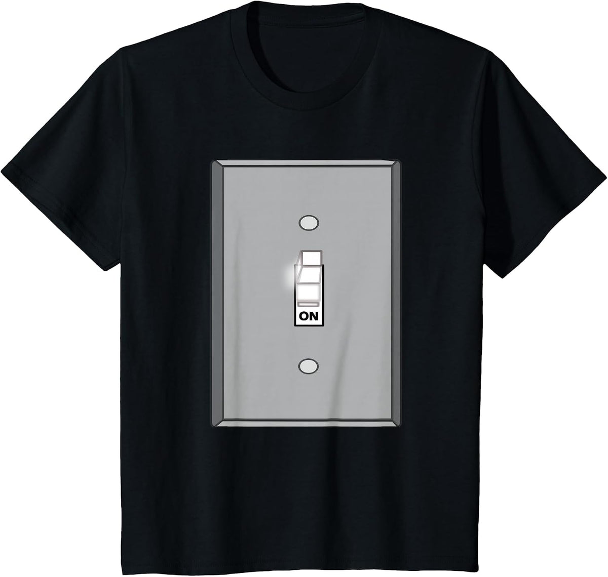 Light Switch & Bulb: Halloween Matching Couple Shirts T-Shirt - Black