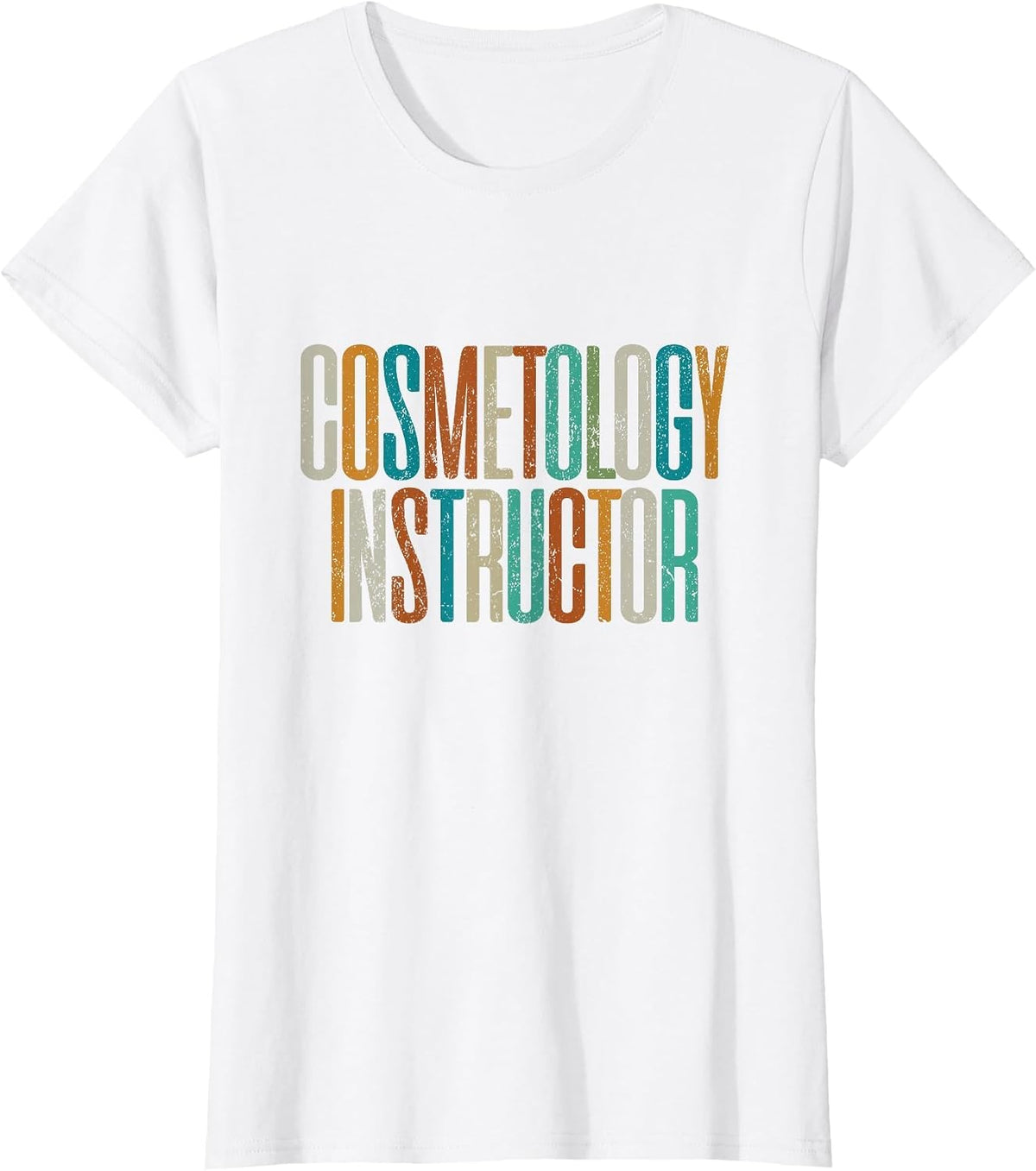 Vintage Cosmetology Instructor T-Shirt - White