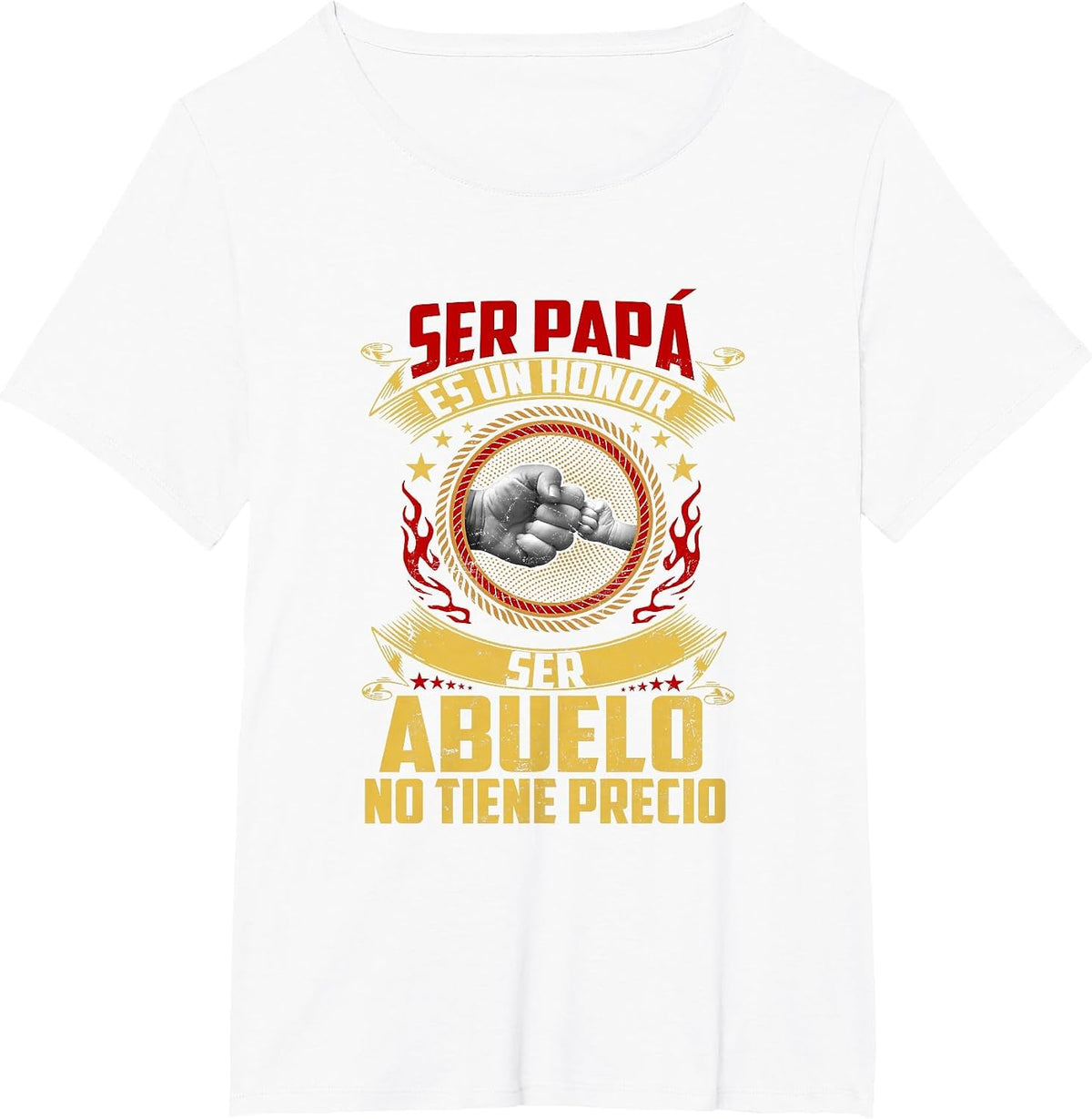 Ser Papa ES Un Honor Ser Abuelo No Tiene Precio Fathers Day T-Shirt - White