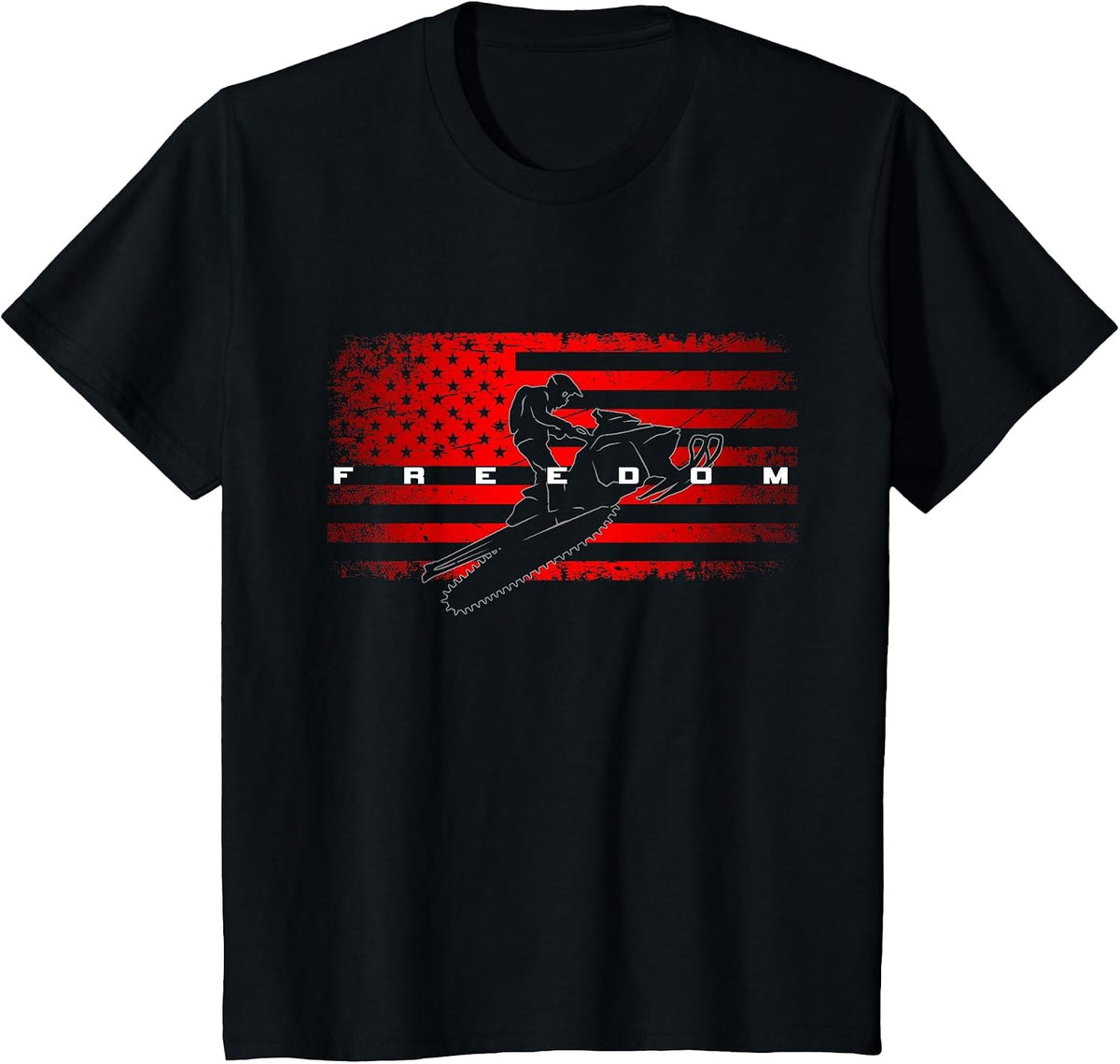 Snowmobile T-Shirt - Black