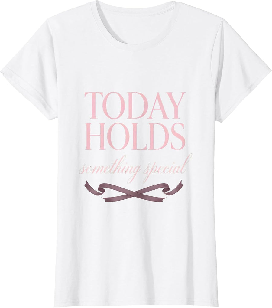 Women's I Hope Something Wonderful Happens To You Today T-Shirt - White