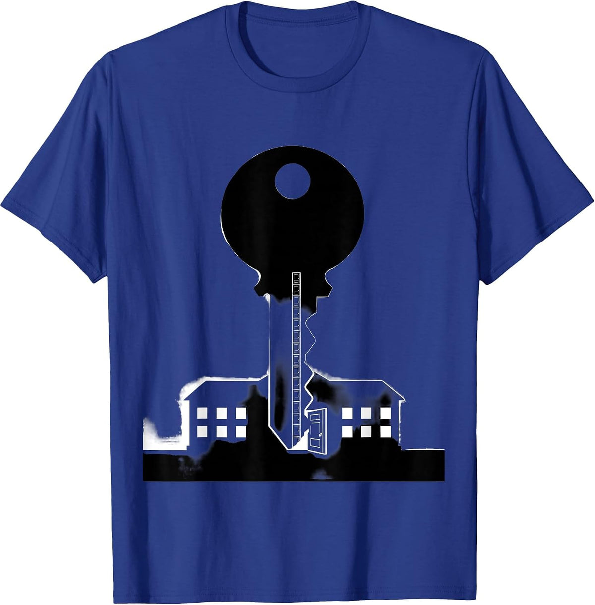 Master Key School Custodian Appreciation Humor T-Shirt - Royal Blue