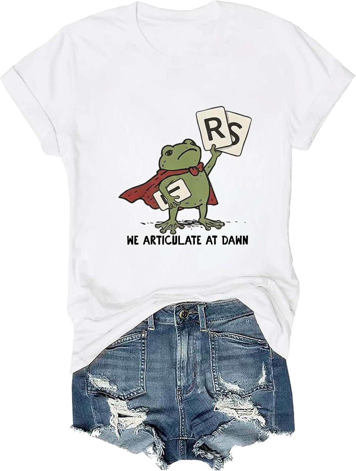 We Articulate At Dawn Shirt Speech Therapist SLP T-Shirt - White
