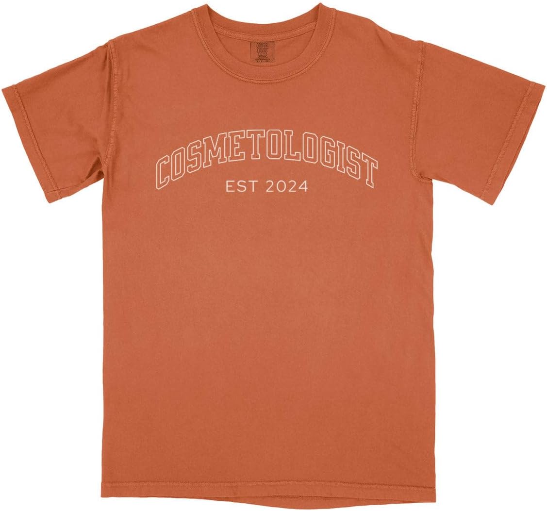 2024 Cosmetologist Comfort Colors Short Sleeve Tee Unisex - Yam