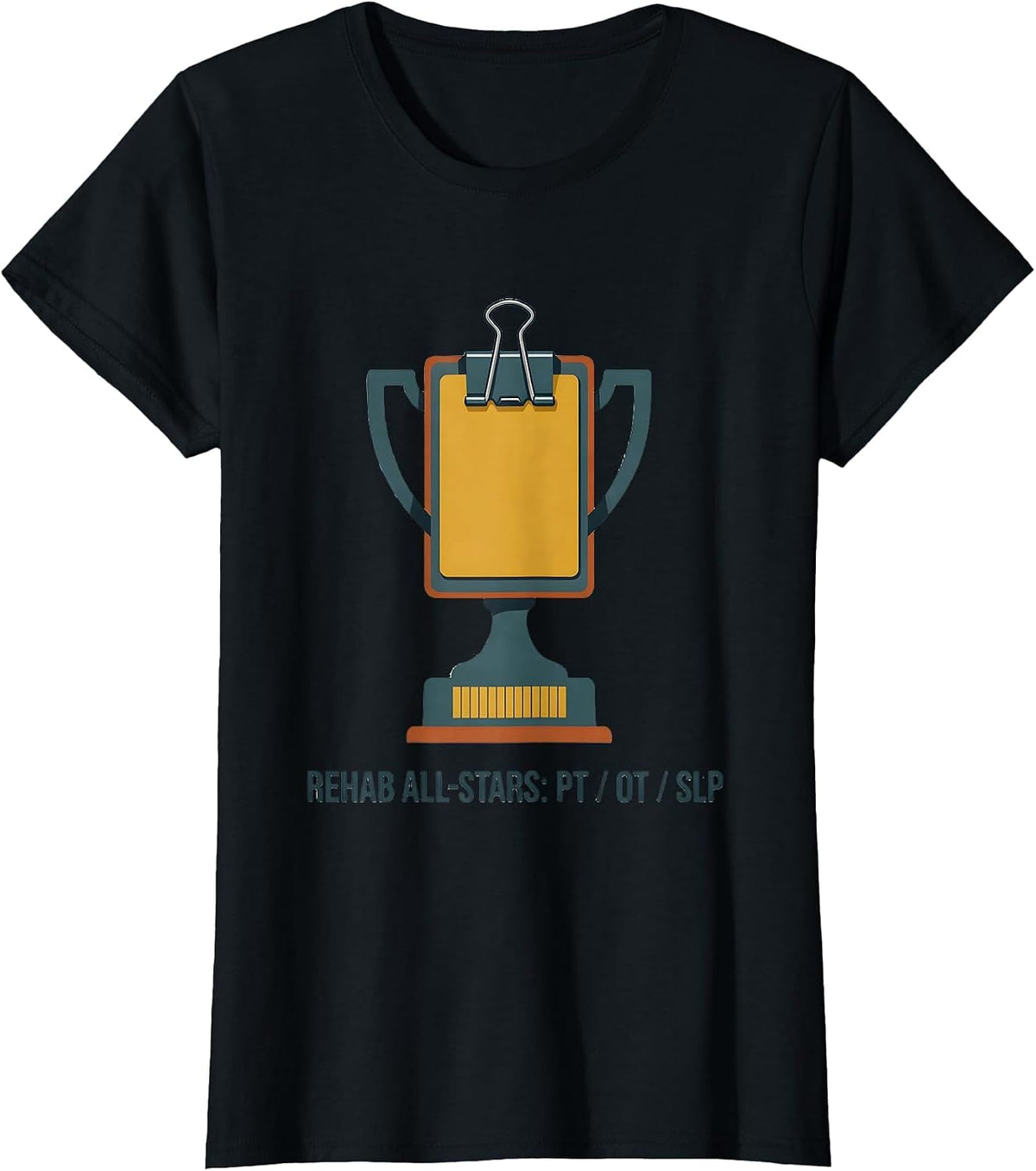 Rehab All-Stars: PT / OT / SLP Team Pride Therapy T-Shirt - Black