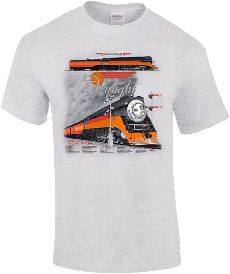 Daylight Sales Union Pacific Heritage Fleet Authentic Railroad T-Shirt Tee Shirt [12] - Adult Grey