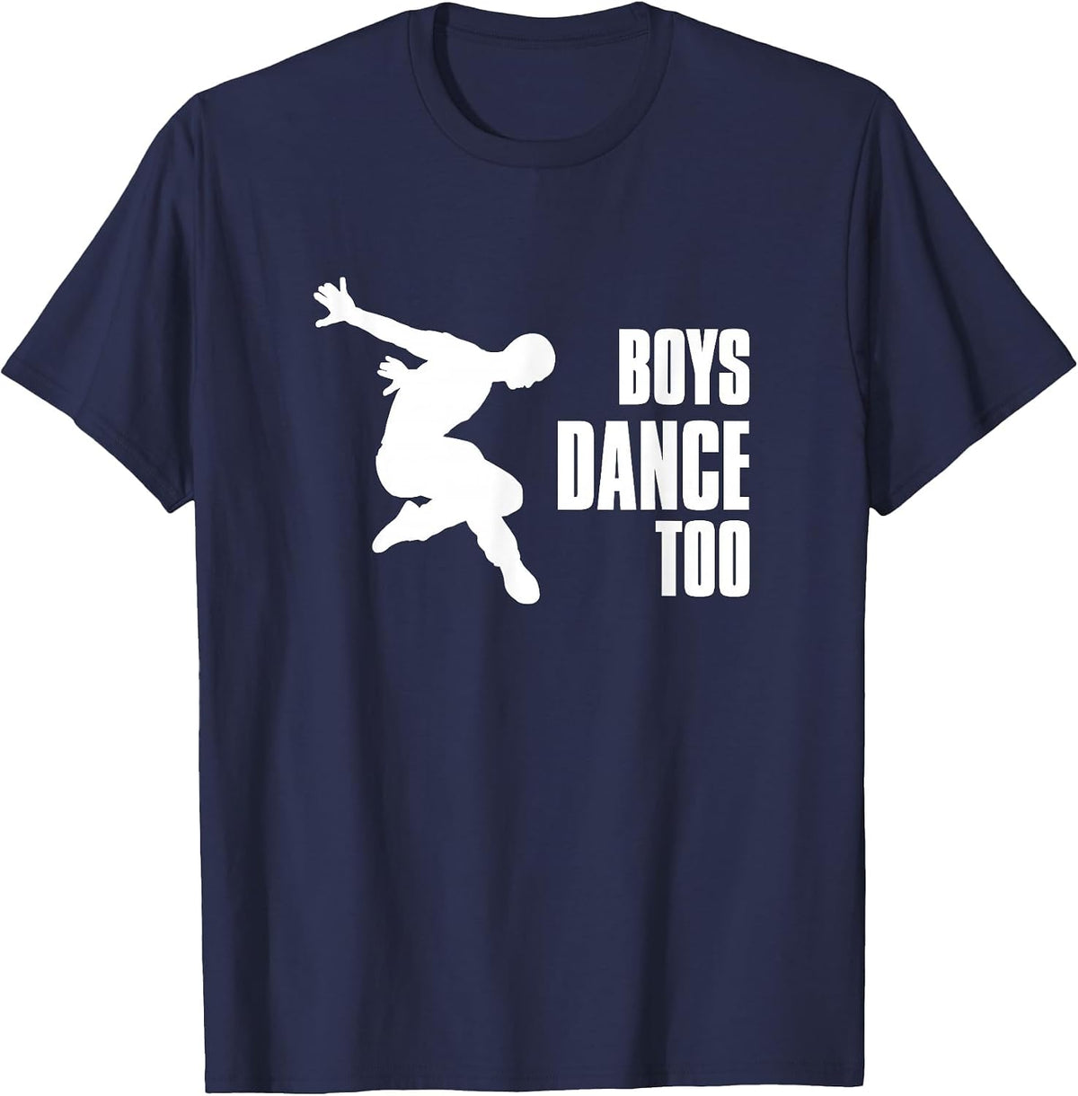 Boys Dance Too Dancers Dance Practice T-Shirt - Navy Blue
