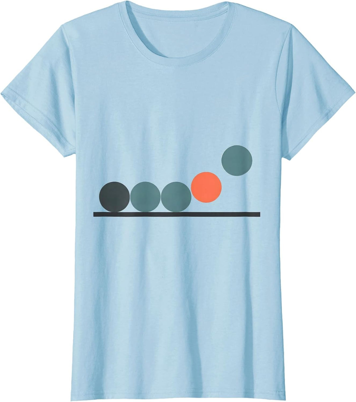 Therapy Ball Progress Retro Groovy Physical Therapist Gift T-Shirt - Baby Blue
