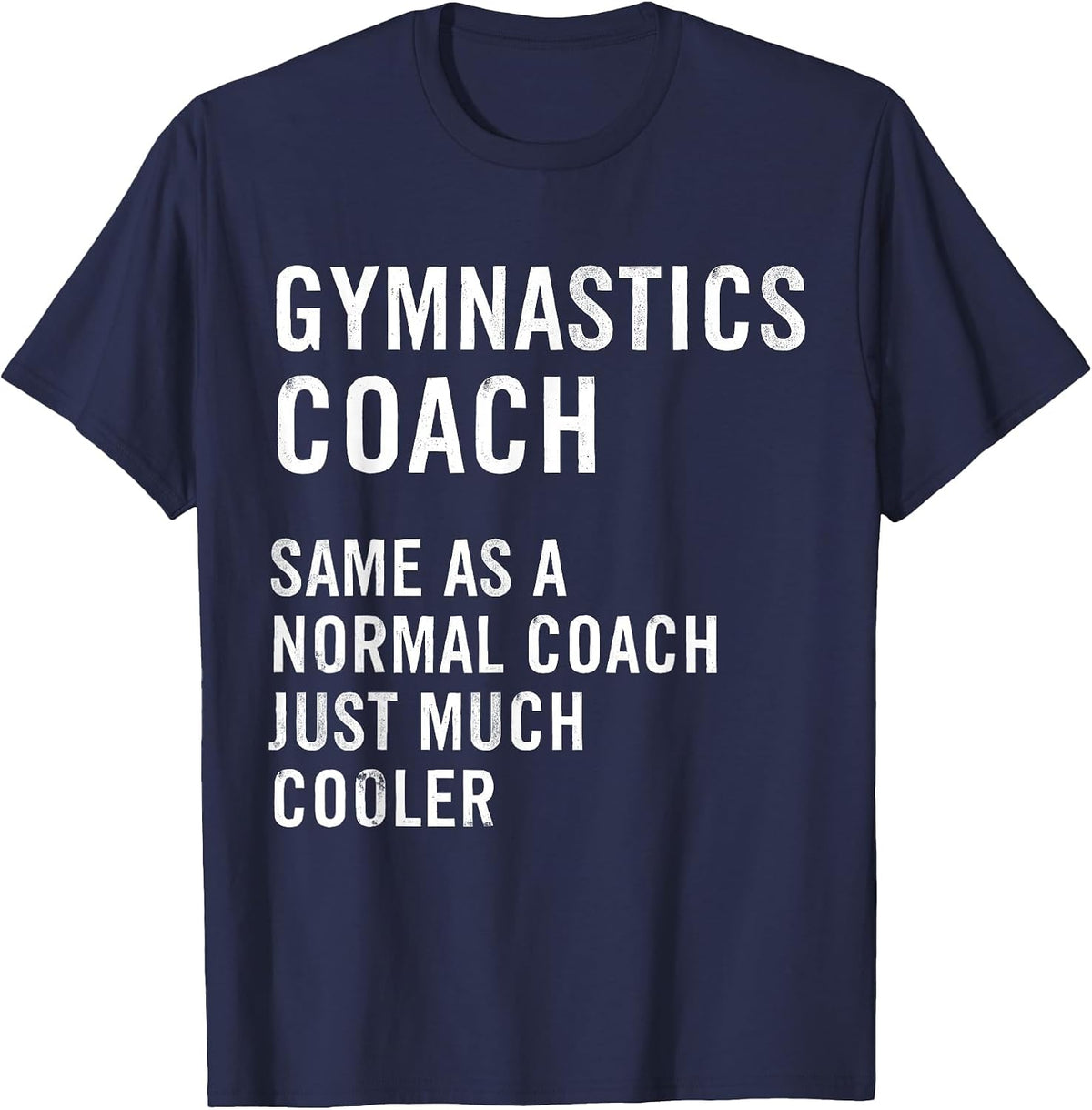 Gymnastics Coach Definition Funny T-Shirt - Navy Blue