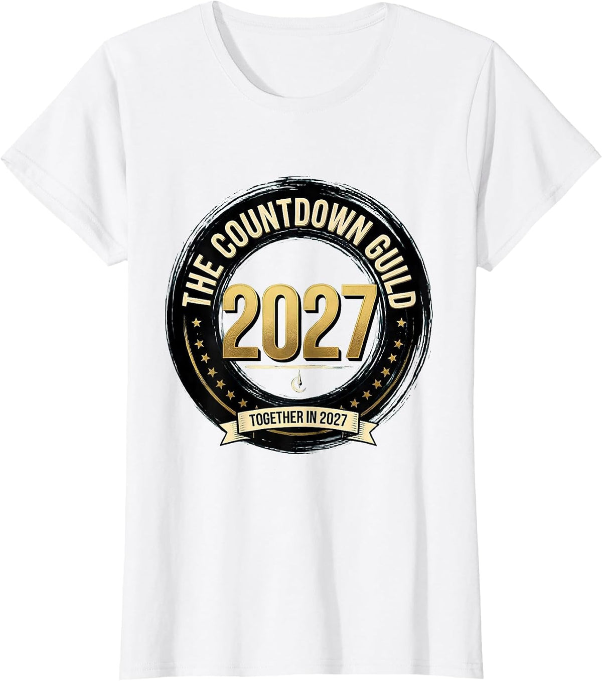 Women's The Countdown Guild Together In 2027 Family Matching New T-Shirt - White