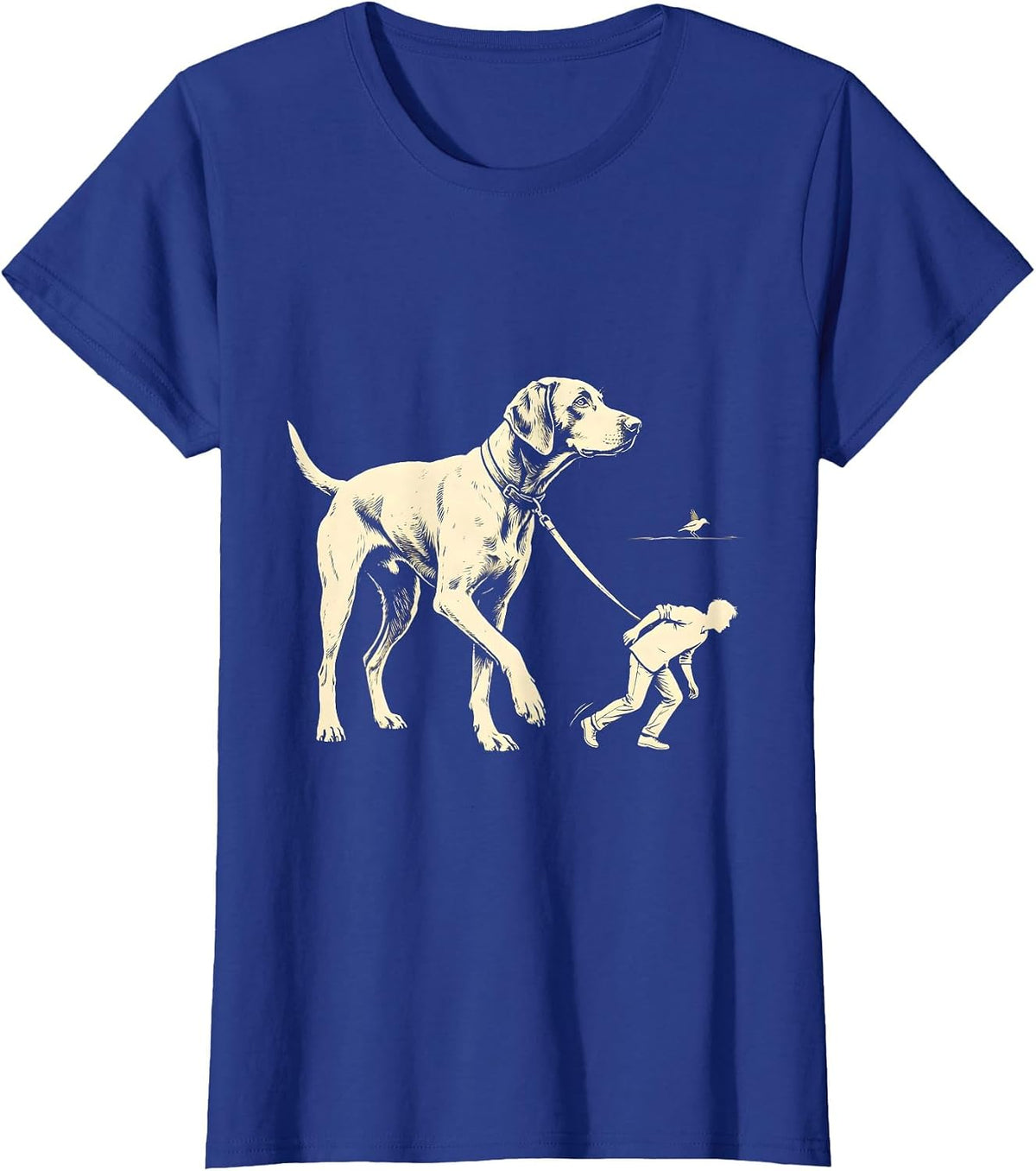 Women's German Shorthaired Pointer Hunting Dog Humor T-Shirt - Royal Blue