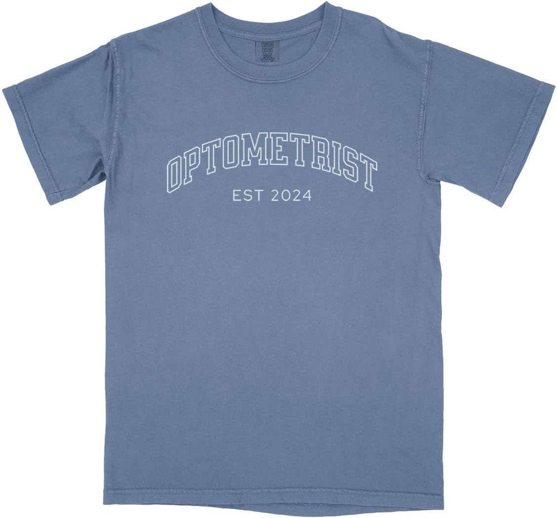 2024 Optometrist Comfort Colors Short Sleeve Tee Unisex - Blue Jean