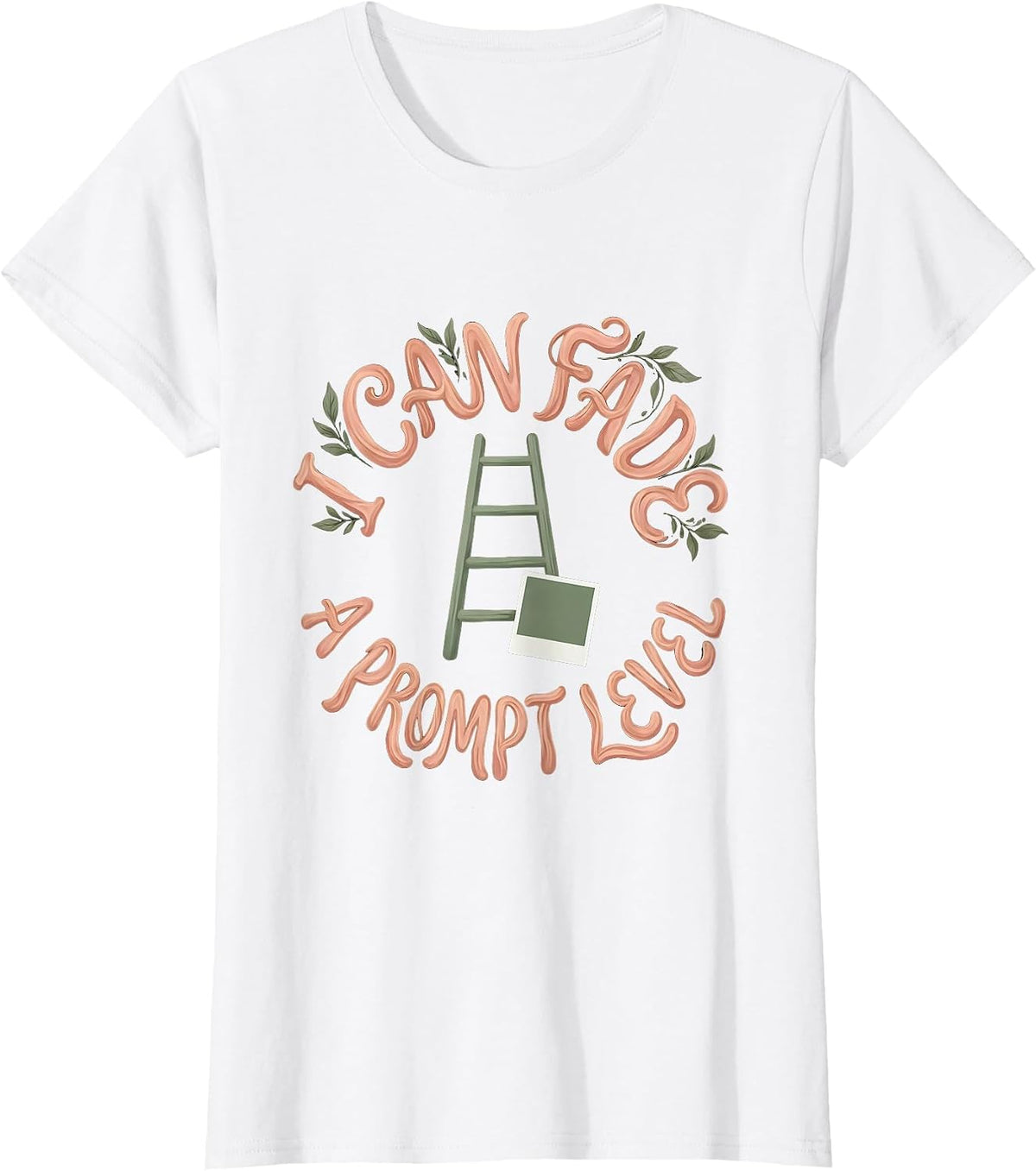 I Can Fade A Prompt Level Boho Special Education Teacher T-Shirt - White