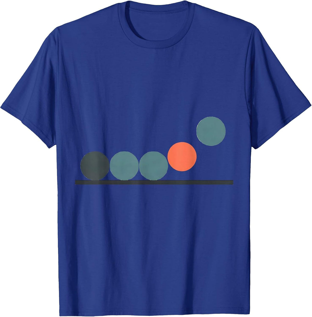 Therapy Ball Progress Retro Groovy Physical Therapist Gift T-Shirt - Royal Blue