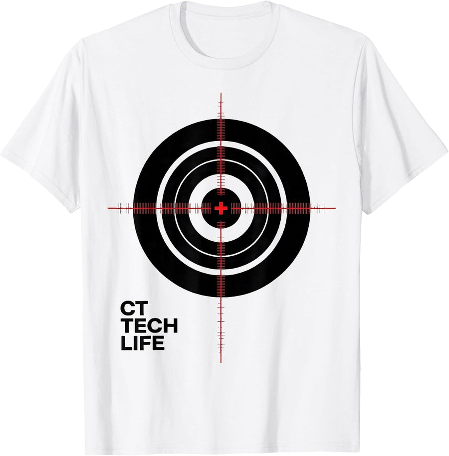 Men's CT Tech Life Swiss International Radiology Tech Humor T-Shirt - White