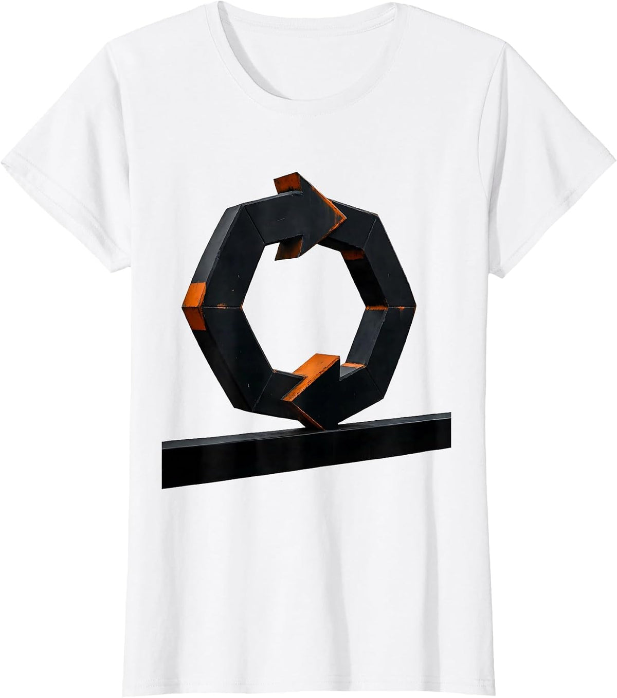 Brutalist Loop Pharmacy Tech Job Humor Gift T-Shirt - White