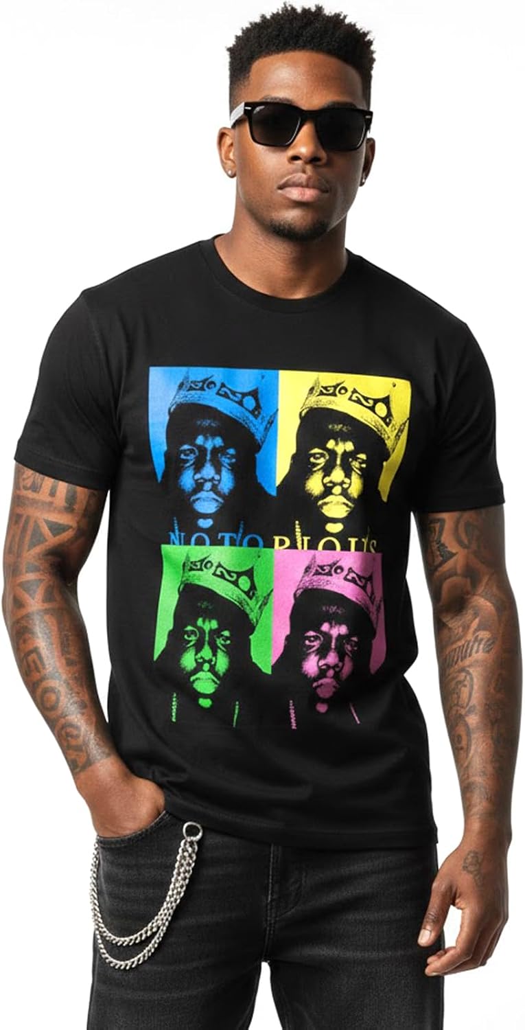 Swag Point 100% Cotton Classic Hip Hop Graphic T-Shirts - Color Biggie