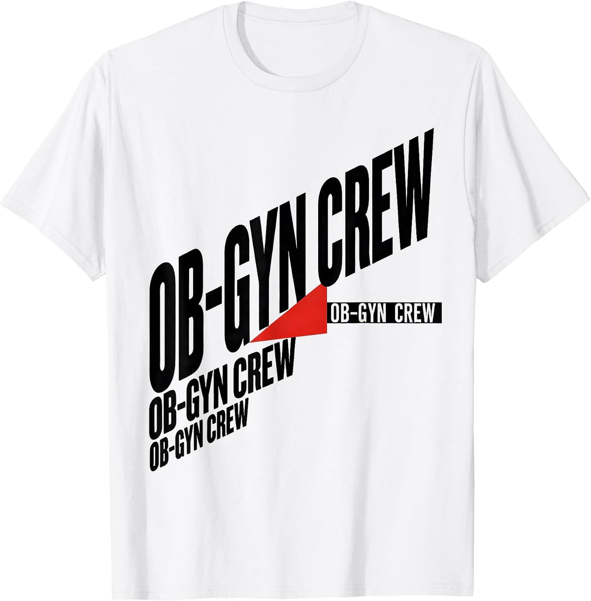 Men's OB-GYN Crew Funny OB GYN Squad Nurse OB Tech Humor T-Shirt - White