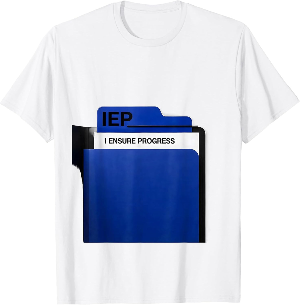 Men's IEP — I Ensure Progress Special Education Teacher Autism T-Shirt - White