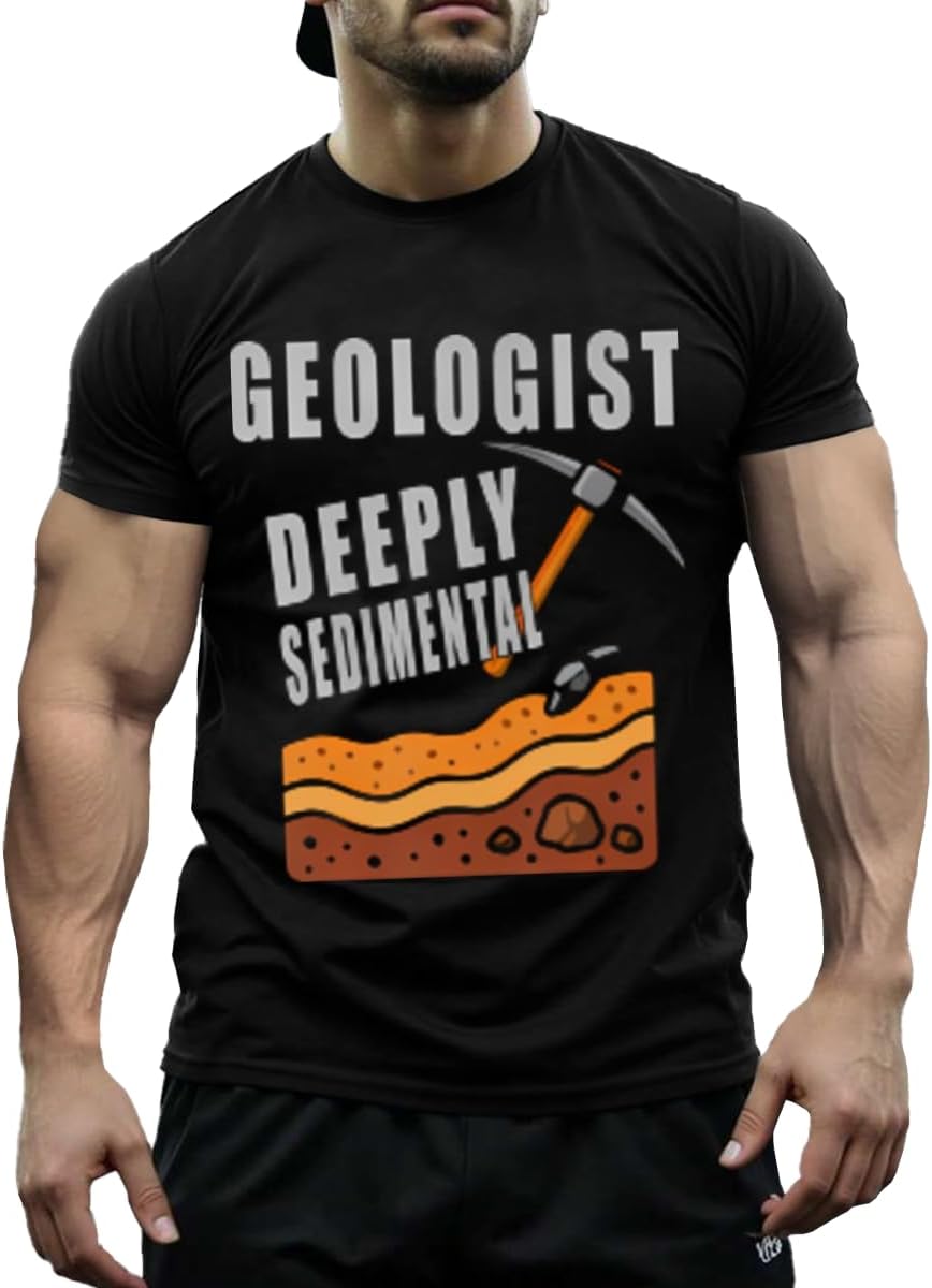 T-Shirts,Roevember Coming, Cotton Tees Men Women - Sediment Secrets Geologist Layers