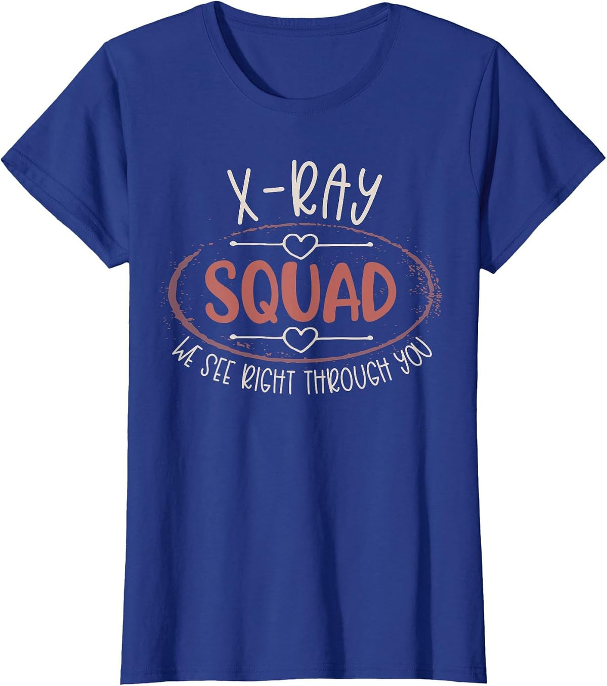 Xray Tech Shirt Xray Squad Funny Women Radiology Technician T-Shirt - Royal Blue