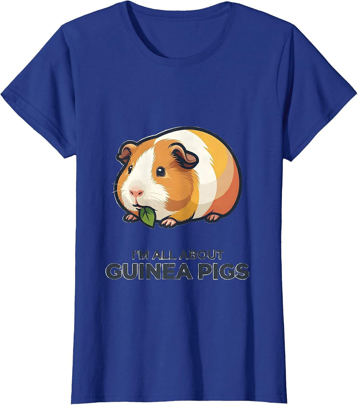 Women's I’m All About Guinea Pigs Funny Pig Lover Gift for Kids T-Shirt - Royal Blue