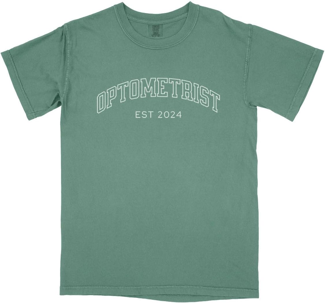 2024 Optometrist Comfort Colors Short Sleeve Tee Unisex - Light Green